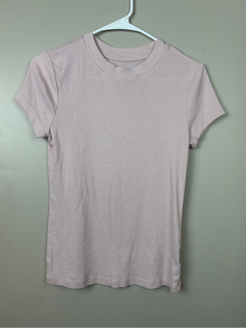 a new day Light Pink Short Sleeve Crewneck Tee